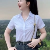 Áo sơ mi trắng cộc tay nữ công sở - Giảm giá 135k, chất liệu mỏng nhẹ, phù hợp đi làm 4