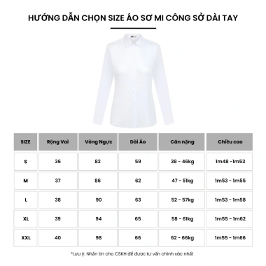Áo Sơ Mi Trắng Công Sở Nữ Tay Dài Madela - Giá 168.000 VND Giảm 15% 3
