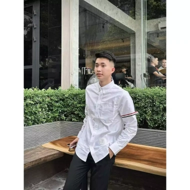 Áo sơ mi trắng dài tay nam nữ cotton lụa cao cấp - phong cách sang trọng, mẫu hot 2.024, giá 250.000₫ 3