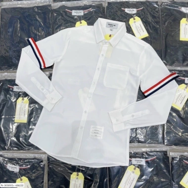 Áo sơ mi trắng dài tay nam nữ cotton lụa cao cấp - phong cách sang trọng, mẫu hot 2.024, giá 250.000₫ 4
