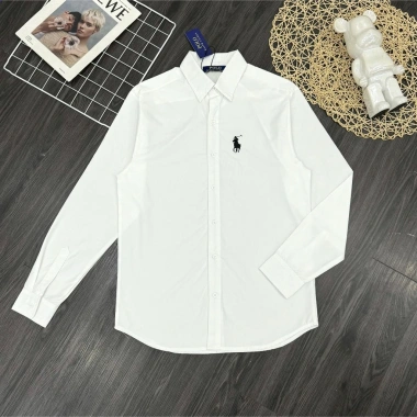 Áo sơ mi trắng dài tay nam nữ cotton lụa cao cấp - phong cách sang trọng, mẫu hot 2.024, giá 250.000₫ 5