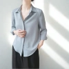 Áo sơ mi trắng dài tay nữ công sở A57 – Vải lụa dày cao cấp, sang trọng, chỉ 274.500 VND (giá gốc 334.890 VND) 4