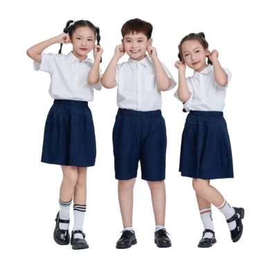 Áo sơ mi trắng đồng phục học sinh lớp 1-12 cộc tay dài tay, giảm 23% chỉ 77.000đ
