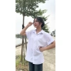 Áo Sơ Mi Trắng Đồng Phục Học Sinh Tiểu Học, THPT - Kate Lon Loại 1 Giá 63.000 7