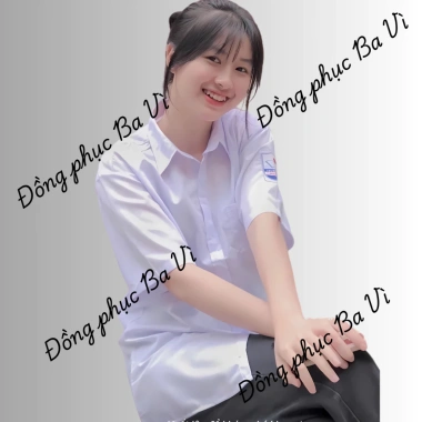 Áo Sơ Mi Trắng Giá Xưởng Dành Cho Học Sinh Cộc Tay và Dài Tay Nam Nữ Giá 49k 3