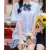 Áo Sơ Mi Trắng Học Sinh Cộc Tay, Dài Tay Nam Nữ Lớp 1‑12 Giá 48.019₫ 6