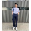 Áo Sơ Mi Trắng Học Sinh Cộc Tay, Dài Tay Nam Nữ Lớp 1‑12 Giá 48.019₫ 7