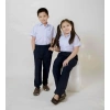 Áo Sơ Mi Trắng Học Sinh Cộc Tay, Dài Tay Nam Nữ Lớp 1‑12 Giá 48.019₫ 8