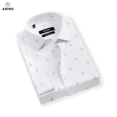 Áo sơ mi trắng nam Bamboo sợi tre mềm mịn, dáng slimfit công sở trẻ trung - S273 ADINO, 419.000₫