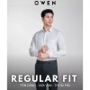 Áo sơ mi trắng nam Owen Regular Fit, vải sồi mềm mịn, túi tiện, AR240.312D - 390k 2