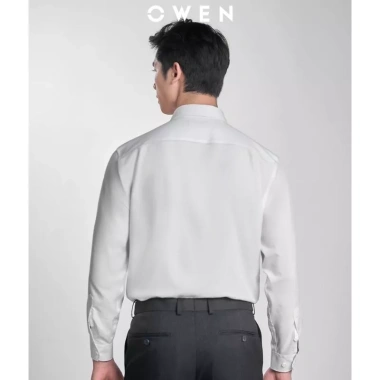 Áo sơ mi trắng nam Owen Regular Fit, vải sồi mềm mịn, túi tiện, AR240.312D - 390k 3 Áo sơ mi trắng nam Owen Regular Fit, vải sồi mềm mịn, túi tiện, AR240.312D - 390k 3