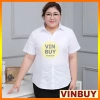Áo sơ mi trắng nữ bigsize VINBUY size lên đến 90-100kg form rộng giá 180.000₫