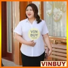 Áo sơ mi trắng nữ bigsize VINBUY size lên đến 90-100kg form rộng giá 180.000₫ 4