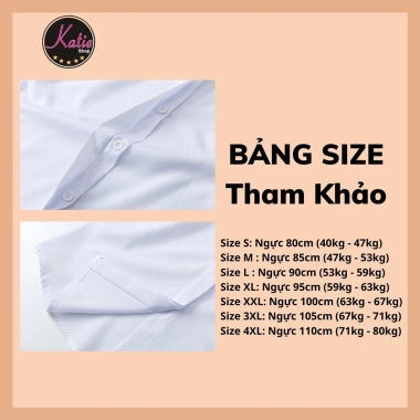 Áo Sơ Mi Trắng Nữ Công Sở KATIE Cotton Tay Dài, Thoáng Mát, Không Nhăn, Bigsize, 210.000₫ 8