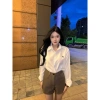 Áo Sơ Mi Trắng Nữ Dài Tay Thêu Ngựa Chất Nhuyễn Hàn 2Sunday - Đi Làm, Học, Chơi 3