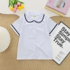 Áo sơ mi trắng nữ học sinh đồng phục cấp 1-2, cổ sen, giá ưu đãi 54.000đ 11