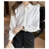 Áo sơ mi trắng nữ Rymola không nhăn, giấu nút, tay dài, bigsize, cotton form suông 116k 4