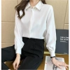 Áo sơ mi trắng nữ Rymola không nhăn, giấu nút, tay dài, bigsize, cotton form suông 116k 7
