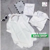 Áo sơ mi trắng nữ tay ngắn có túi, vải kate mịn rộng, không nhăn – Giá 81.382₫ 5