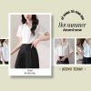 Áo Sơ Mi Trắng Tay Ngắn Nữ ATOMI - Bigsize, Không Nhăn, Thời Trang Công Sở, Giá 116k 5