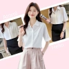 Áo Sơ Mi Trắng Tay Ngắn Nữ ATOMI - Bigsize, Không Nhăn, Thời Trang Công Sở, Giá 116k 7