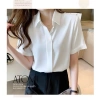 Áo Sơ Mi Trắng Tay Ngắn Nữ ATOMI - Bigsize, Không Nhăn, Thời Trang Công Sở, Giá 116k 10