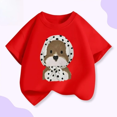 Áo sơ mi trẻ em Hàn Quốc DREAMY BABY họa tiết chó nhỏ, phù hợp bé trai và bé gái, giá ưu đãi 100.333₫ 9