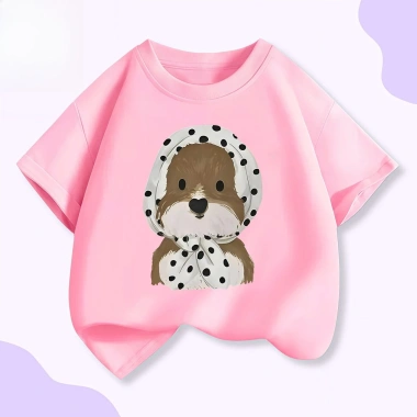 Áo sơ mi trẻ em Hàn Quốc DREAMY BABY họa tiết chó nhỏ, phù hợp bé trai và bé gái, giá ưu đãi 100.333₫ 10