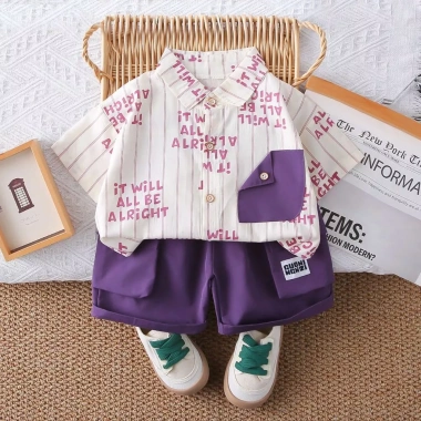 Áo sơ mi trẻ em mùa hè tay ngắn thời trang đẹp, mỏng nhẹ cho bé trai - 201,348₫