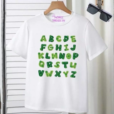 Áo sơ mi trẻ em unisex chất lượng cao, vải mềm, bảng chữ thời trang, giá 143.332 VND