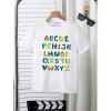 Áo sơ mi trẻ em unisex chất lượng cao, vải mềm, bảng chữ thời trang, giá 143.332 VND 3