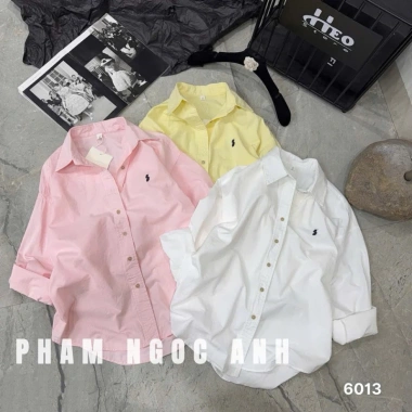 Áo sơ mi trơn GiGi logo ngựa thêu tag, chuẩn Qc L1, sẵn, giảm giá 20% chỉ 262.400đ 2 Áo sơ mi trơn GiGi logo ngựa thêu tag, chuẩn Qc L1, sẵn, giảm giá 20% chỉ 262.400đ 2
