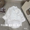 Áo sơ mi trơn GiGi logo ngựa thêu tag, chuẩn Qc L1, sẵn, giảm giá 20% chỉ 262.400đ 8