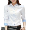 Áo sơ mi viền dài tay tương phản thanh lịch - Công sở, giảm 22% chỉ 194.400₫ 3