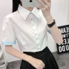 Áo sơ mi viền dài tay tương phản thanh lịch - Công sở, giảm 22% chỉ 194.400₫ 8