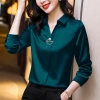 Áo sơ mi voan cao cấp dài tay, phong cách Mambo Xuân Thu, mặc Bạc Hà chuyên nghiệp - 133.585₫