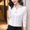 Áo sơ mi voan cao cấp dài tay, phong cách Mambo Xuân Thu, mặc Bạc Hà chuyên nghiệp - 133.585₫ 2
