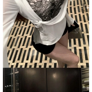 Áo sơ mi voan Slim-fit Hot Girl Ren 2.025 - Thiết kế mới gợi cảm, mỏng hơn phiên bản Hàn Quốc, chỉ 460.512 VND 2