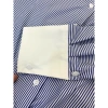 Áo sơ mi xanh cổ đức kẻ dài M01 - Giá ưu đãi 119k, dễ phối mọi trang phục 5