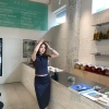 Áo sơ mi xếp li ren xám đậm, vest và váy nữ, bộ đồ mùa hè giá 95.016 VND 8