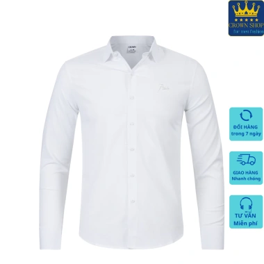 Áo sơ mi xước nam dài tay, vải mềm mại thoáng mát, thấm mồ hôi, chỉ 200.000₫ giảm 20%