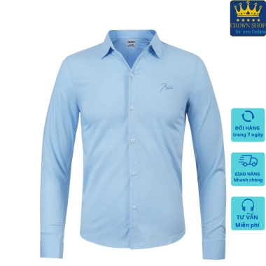 Áo sơ mi xước nam dài tay, vải mềm mại thoáng mát, thấm mồ hôi, chỉ 200.000₫ giảm 20% 6 Áo sơ mi xước nam dài tay, vải mềm mại thoáng mát, thấm mồ hôi, chỉ 200.000₫ giảm 20% 6