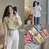 Áo Sơmi Thô Nữ Gigi.Studio Thêu Mickey Cúc Sắc Màu - Giá 212.430₫ (Giảm 23%)