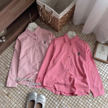 Áo Sơmi Thô Nữ Gigi.Studio Thêu Mickey Cúc Sắc Màu - Giá 212.430₫ (Giảm 23%)