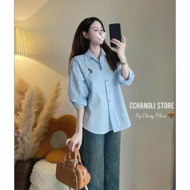 Áo Sơmi Thô Nữ Gigi.Studio Thêu Mickey Cúc Sắc Màu - Giá 212.430₫ (Giảm 23%) 9 Áo Sơmi Thô Nữ Gigi.Studio Thêu Mickey Cúc Sắc Màu - Giá 212.430₫ (Giảm 23%) 9