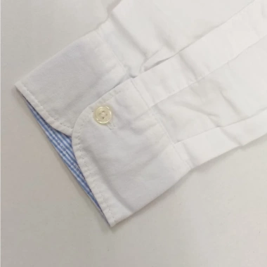 Áo Sơmi Trắng Dài Tay Thêu Polo Bé Trai 12-45kg - Thời Trang Đơn Giản Giá 205.000 VND 3