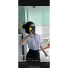 Áo sơmi trắng xanh tay cộc dấu nút form nhỏ - Đi học, công sở, giá chỉ 135k 5