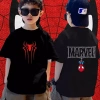 Áo Spider bé trai 1-11 tuổi, thun oversize phong cách đường phố, giảm giá 18% 4