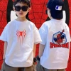 Áo Spider bé trai 1-11 tuổi, thun oversize phong cách đường phố, giảm giá 18% 8