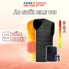 Áo sưởi ấm gile KENKO V01 Nhật Bản 9 vùng nhiệt, pin siêu nhẹ, làm ấm nhanh, chống rét, du lịch xứ tuyết - 670k